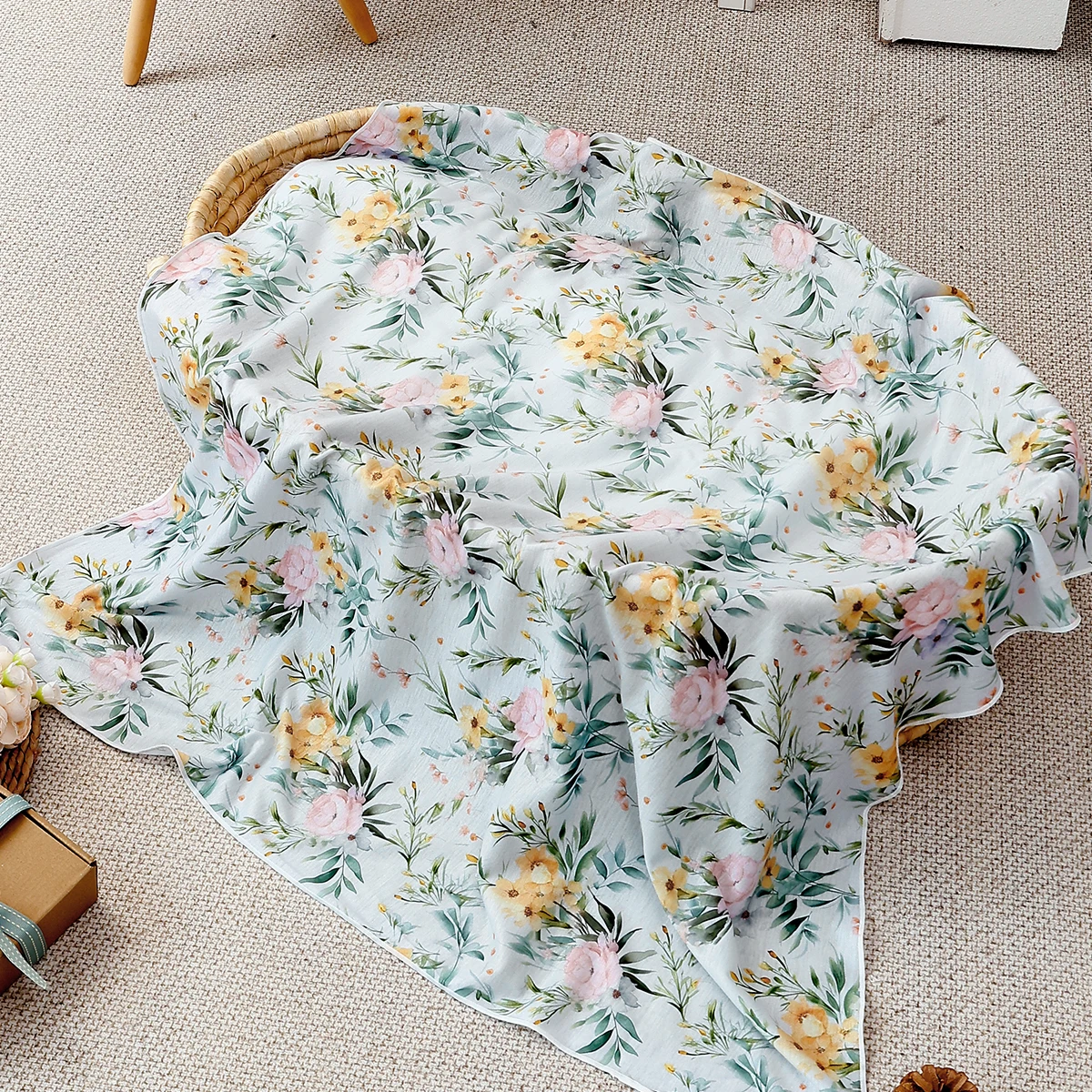 Happyflute 85x85cm Soft Polyester Baby Wrap Newborn Swaddle Blanket Multi-function Fashion Pattern Baby Wrap
Happyflute 85x85cm Soft Polyester Baby Wrap Newborn Swaddle Blanket Multi-function Fashion Pattern Baby Wrap