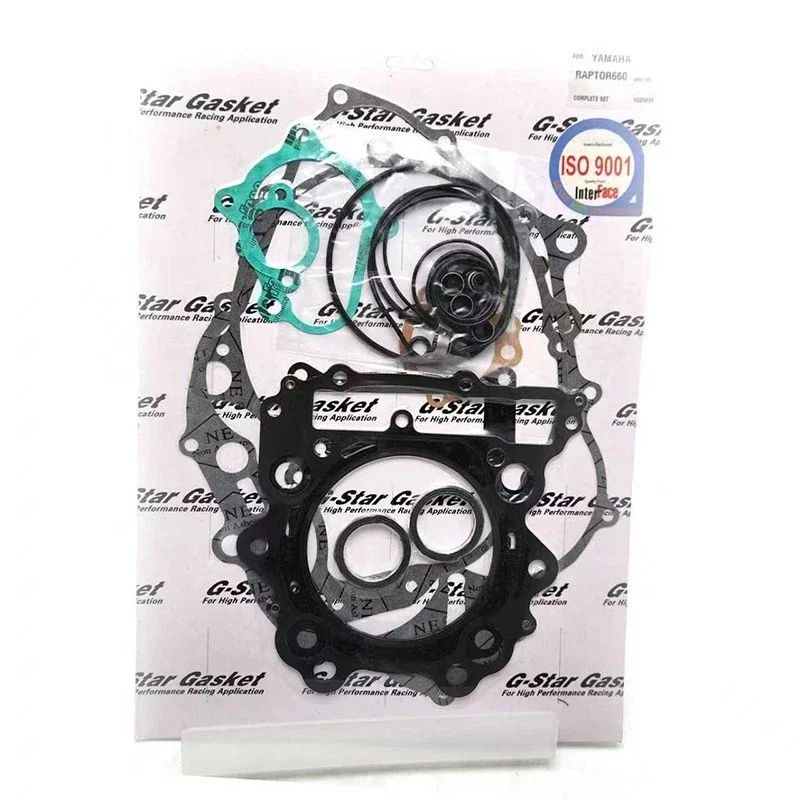 Complete Gasket Kit Set Top and Bottom End For Yamaha Raptor 660 660R 2001-2005
Complete Gasket Kit Set Top and Bottom End For Yamaha Raptor 660 660R 2001-2005