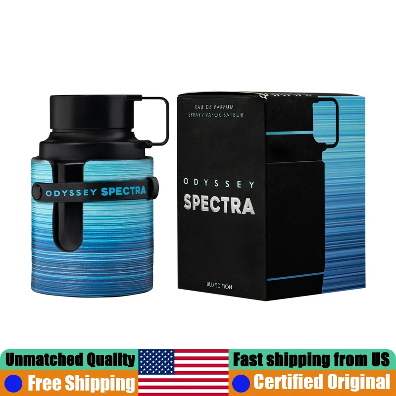 Armaf Odyssey Spectra Blue Edition Eau de Parfum Spray 3.4 Oz Original Arab Perfumes 100ML Lasting Oriental Spicy Unisex Cologne
Armaf Odyssey Spectra Blue Edition Eau de Parfum Spray 3.4 Oz Original Arab Perfumes 100ML Lasting Oriental Spicy Unisex Cologne