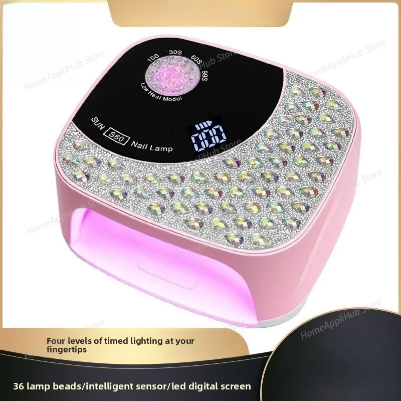 S60 Plug-In Nail Art Machine UV Lamp: Gel Polish Curing Lamp, Nail Dryer, UV Nail Lamp accessoires ongles uv light for gel nails
S60 Plug-In Nail Art Machine UV Lamp: Gel Polish Curing Lamp, Nail Dryer, UV Nail Lamp accessoires ongles uv light for gel nails