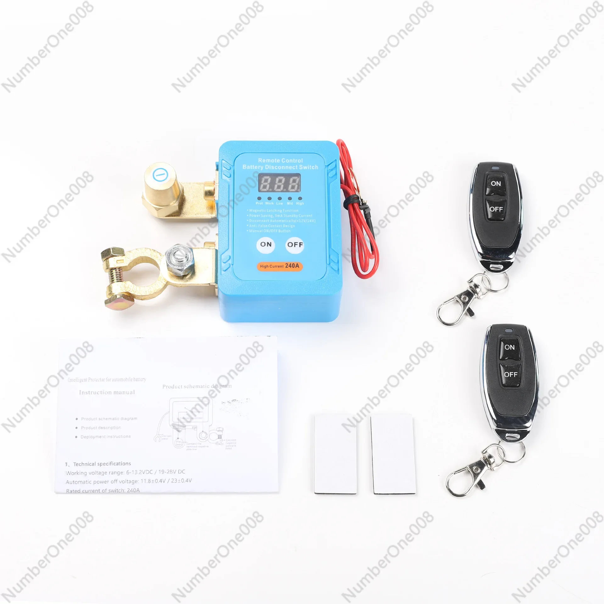 Выключатель массы аккумулятора 12В, 240А, с дистанционным и ручным управлением, умный изолятор для автомобиля, фургона, грузовика, лодки, защита от разряда
Выключатель массы аккумулятора 12В, 240А, с дистанционным и ручным управлением, умный изолятор для автомобиля, фургона, грузовика, лодки, защита от разряда