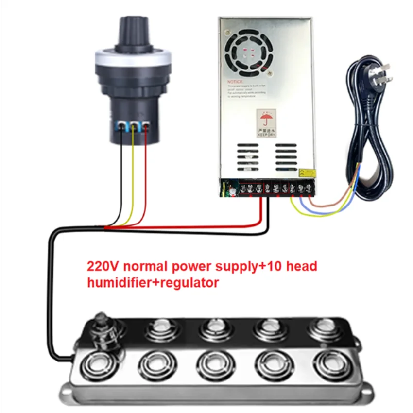 10 Head Air Humidifier Mist Volume Regulator With 110V 220V Power Supply Ultrasonic Air Mist Maker Fog Generator
10 Head Air Humidifier Mist Volume Regulator With 110V 220V Power Supply Ultrasonic Air Mist Maker Fog Generator