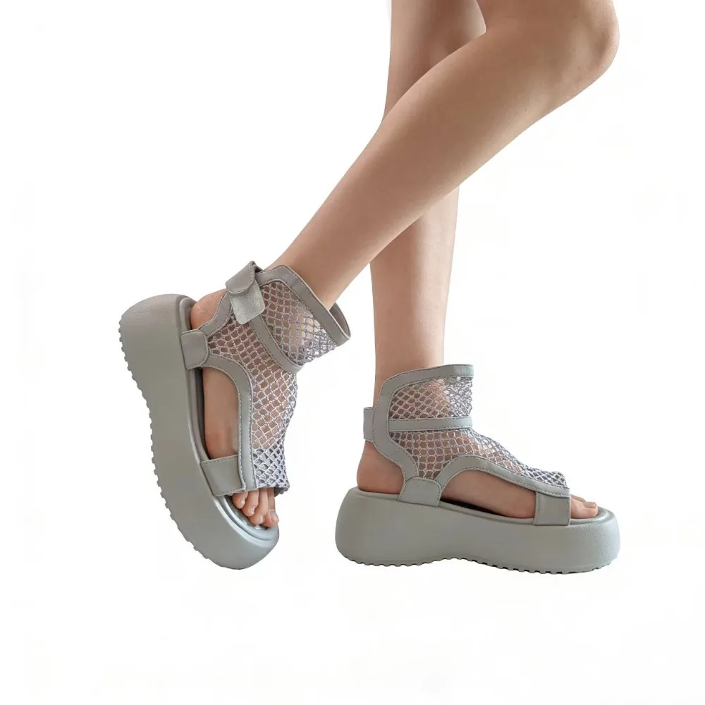 2026 Summer Women Platform Sandals 5cm Wedges Heel Sandals Mesh Open toe Height Increasing Ladies Summer Casual Shoes DX970
2026 Summer Women Platform Sandals 5cm Wedges Heel Sandals Mesh Open toe Height Increasing Ladies Summer Casual Shoes DX970