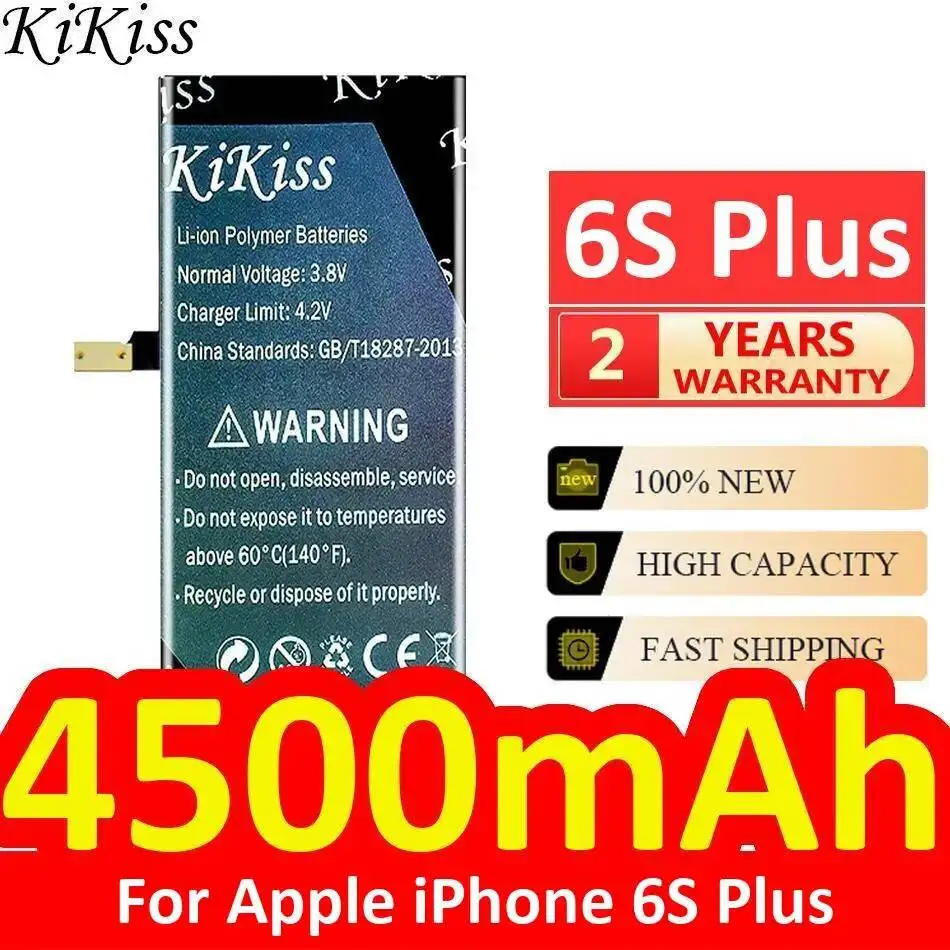 Mobile Phone Battery 4500mAh For Apple iPhone 6S Plus Lightweight
Mobile Phone Battery 4500mAh For Apple iPhone 6S Plus Lightweight