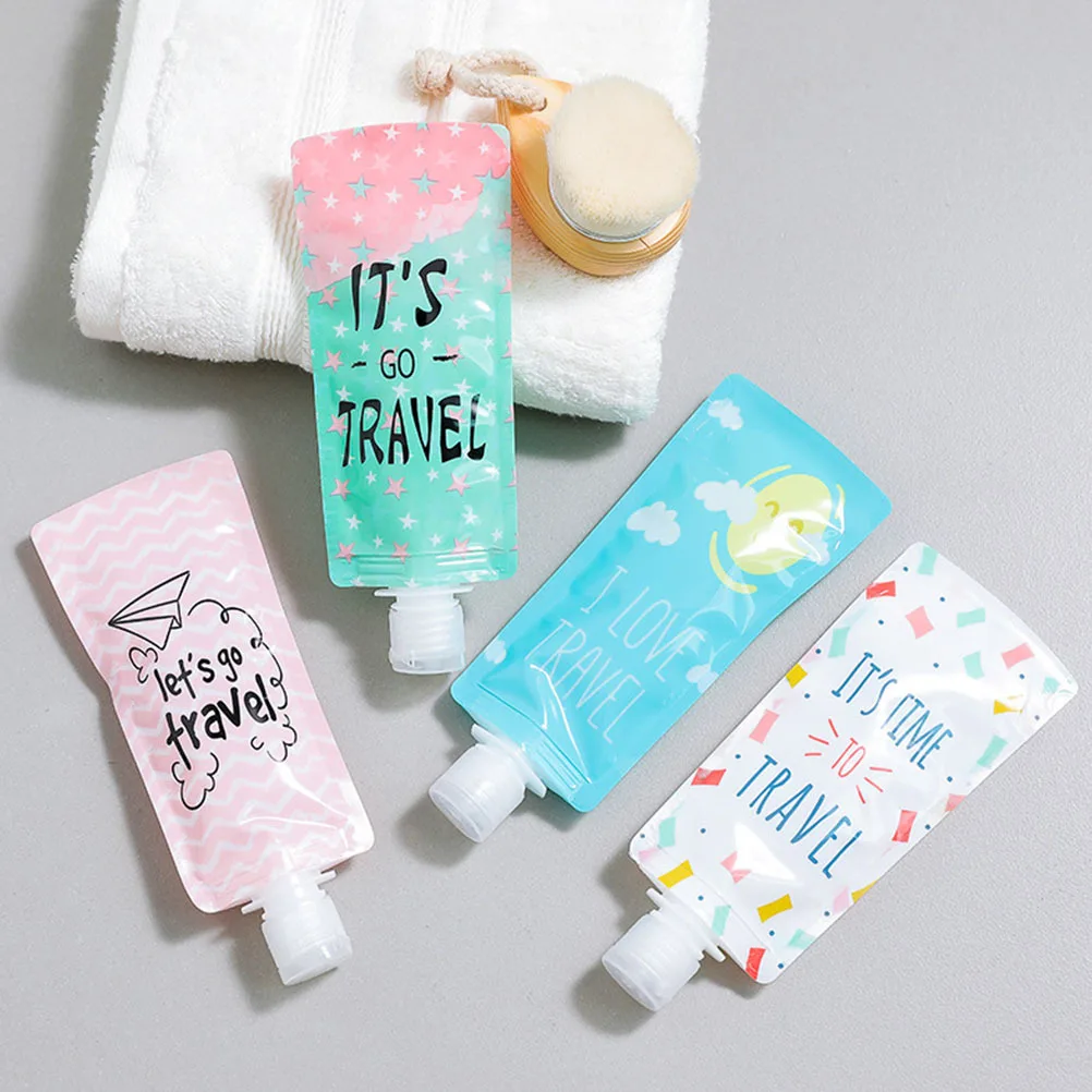4Pcs Travel Leak Proof Refillable Storage Bags Foldable Squeezable Lotion Shampoo Dispenser Bags Travel Lotion Bag
4Pcs Travel Leak Proof Refillable Storage Bags Foldable Squeezable Lotion Shampoo Dispenser Bags Travel Lotion Bag