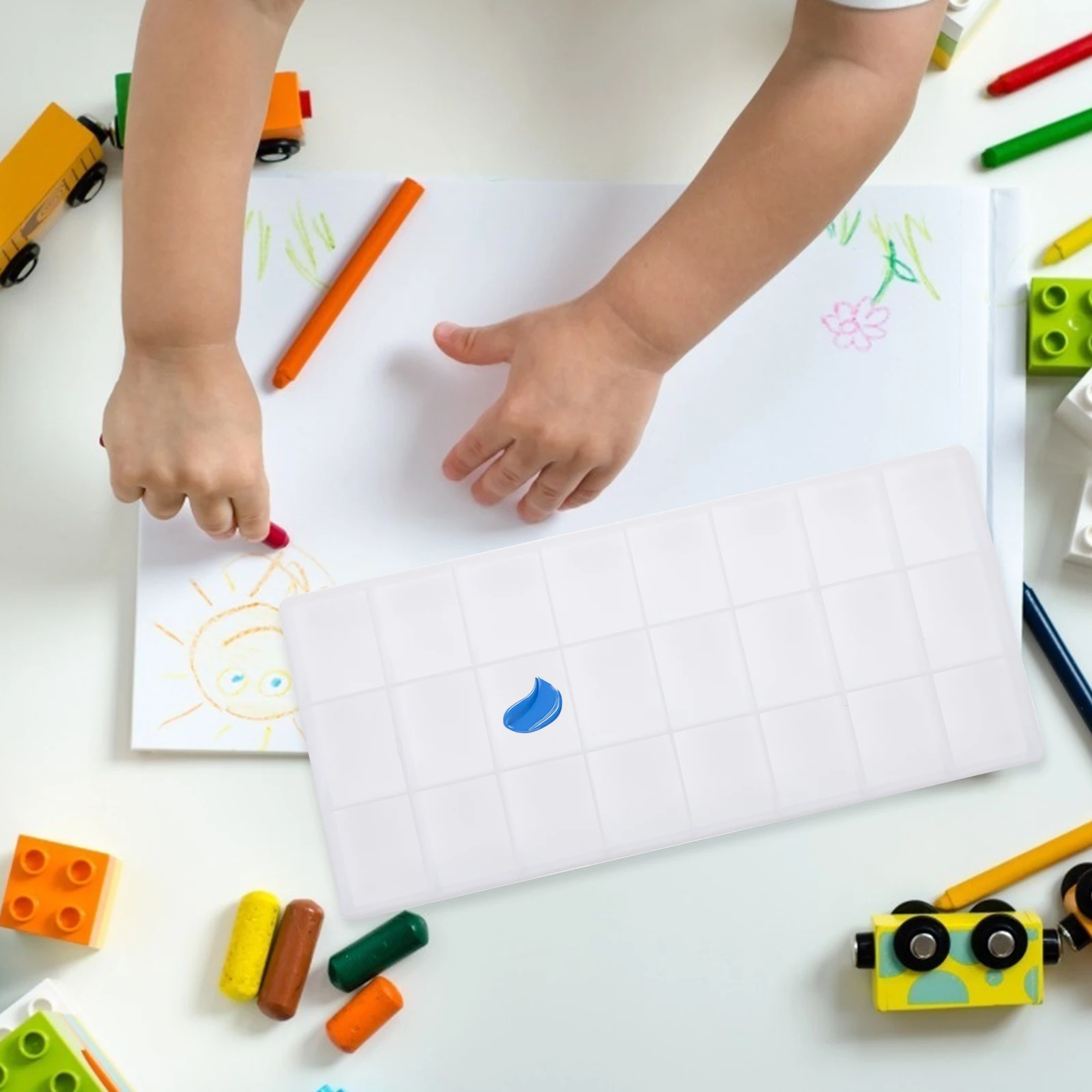 1Set Color Mixing Tray Paint Pallet Plastic Pigment Mixing Plate for Oil Watercolor Gouache Art Painting Supplies
1Set Color Mixing Tray Paint Pallet Plastic Pigment Mixing Plate for Oil Watercolor Gouache Art Painting Supplies