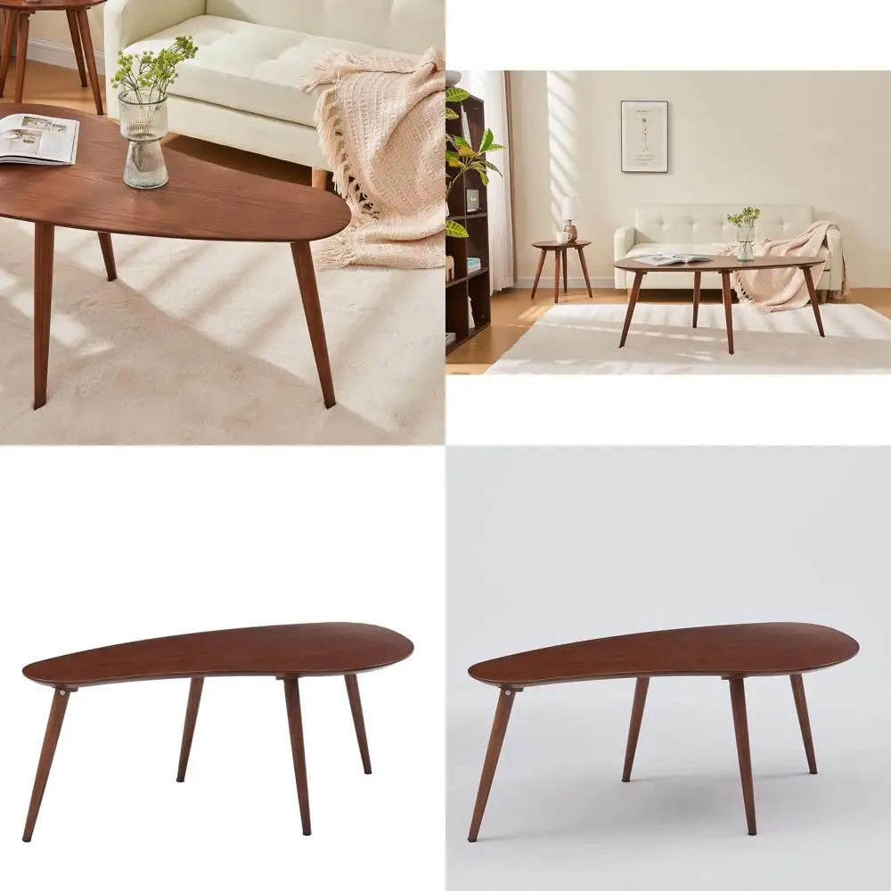 Walnut Round Coffee End Table for Kitchen, Dining, Living Spaces & Restaurants - 4 Detachable Legs
Walnut Round Coffee End Table for Kitchen, Dining, Living Spaces & Restaurants - 4 Detachable Legs