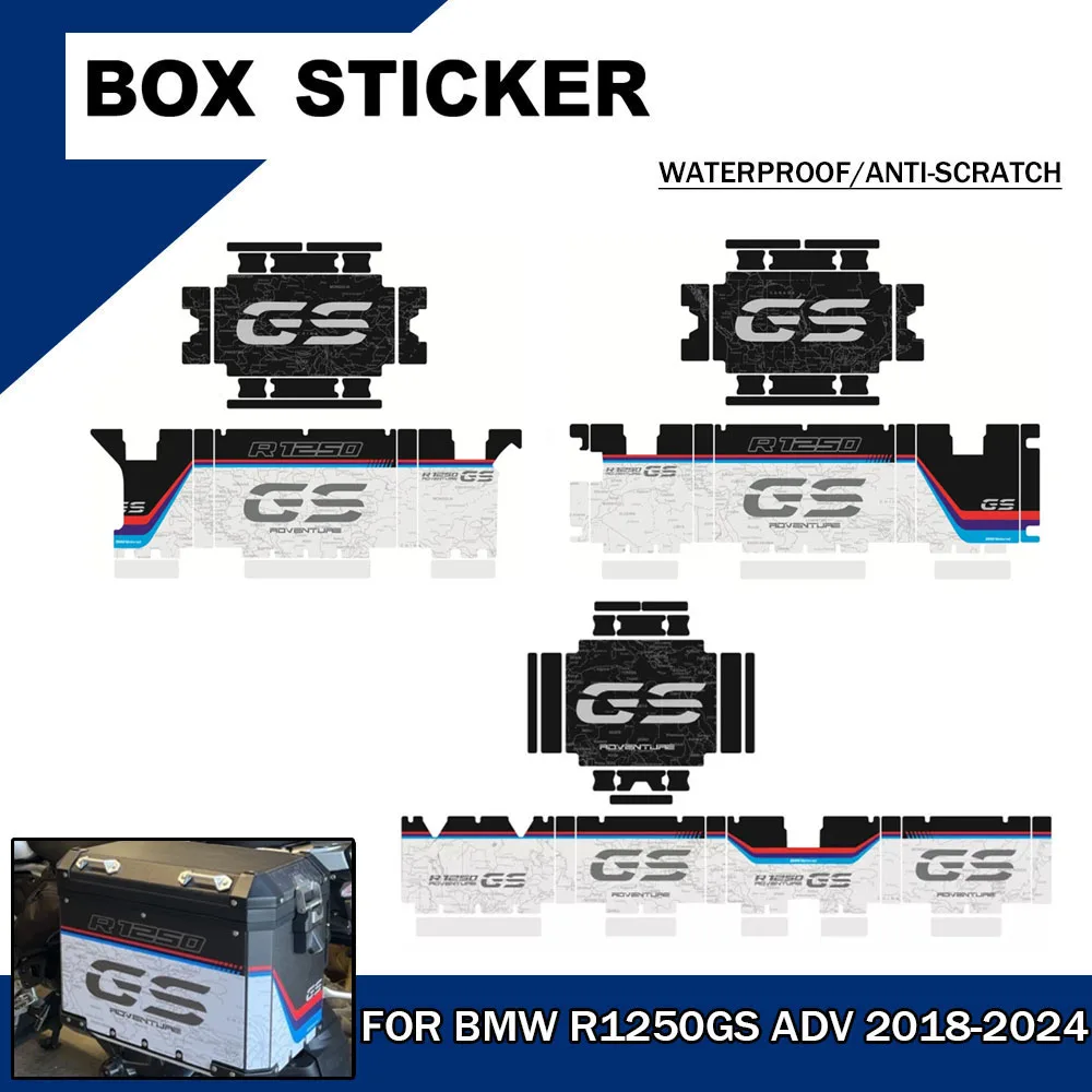 For BMW R1250GS Adventure 2018-2023 2024 Motorcycle Aluminum Box Reflective Sticker Protector For R1250 GS GSA Panniers Decals
For BMW R1250GS Adventure 2018-2023 2024 Motorcycle Aluminum Box Reflective Sticker Protector For R1250 GS GSA Panniers Decals