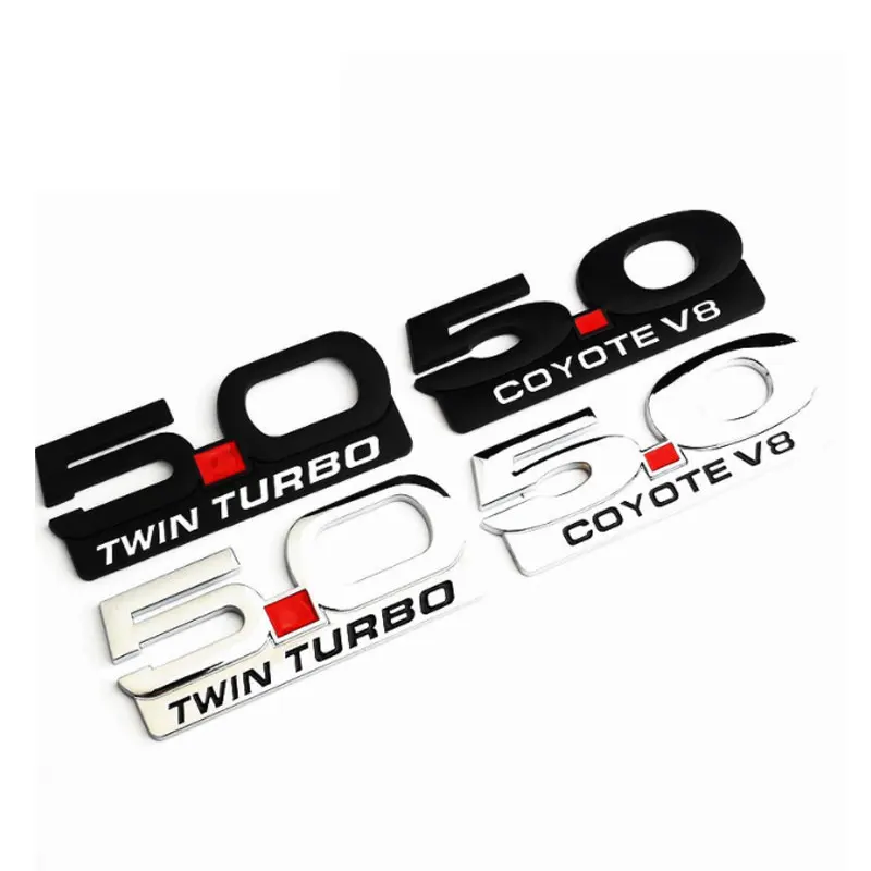 for Ford mustang 5.0 displacement labal commemorative edition modified Rear trunk decoration COYOTE V8 TWIN TURBO letter emblem
for Ford mustang 5.0 displacement labal commemorative edition modified Rear trunk decoration COYOTE V8 TWIN TURBO letter emblem