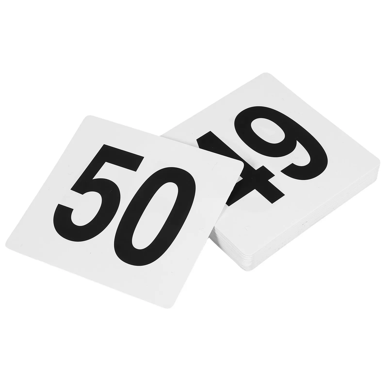 50Pcs Table Number Cards Sleek PVC Double Sided for Wedding Reception Restaurants Bars Cafes Clubs Seating Organization
50Pcs Table Number Cards Sleek PVC Double Sided for Wedding Reception Restaurants Bars Cafes Clubs Seating Organization