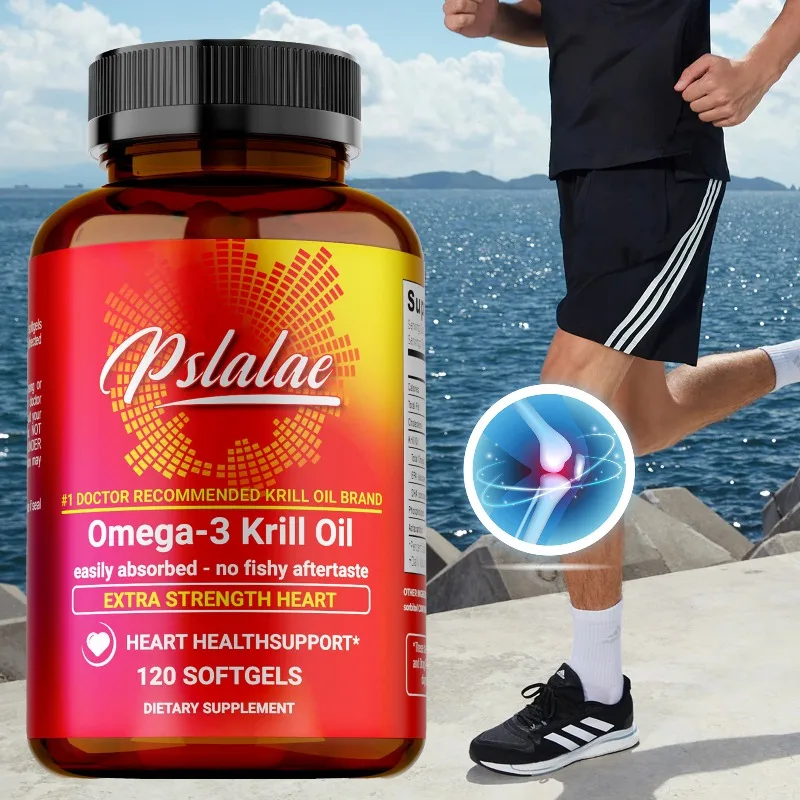 Antarctic Krill Oil Supplement - EPA, DHA Absorption Supports Heart, Brain, Joint and Bone Health
Antarctic Krill Oil Supplement - EPA, DHA Absorption Supports Heart, Brain, Joint and Bone Health
