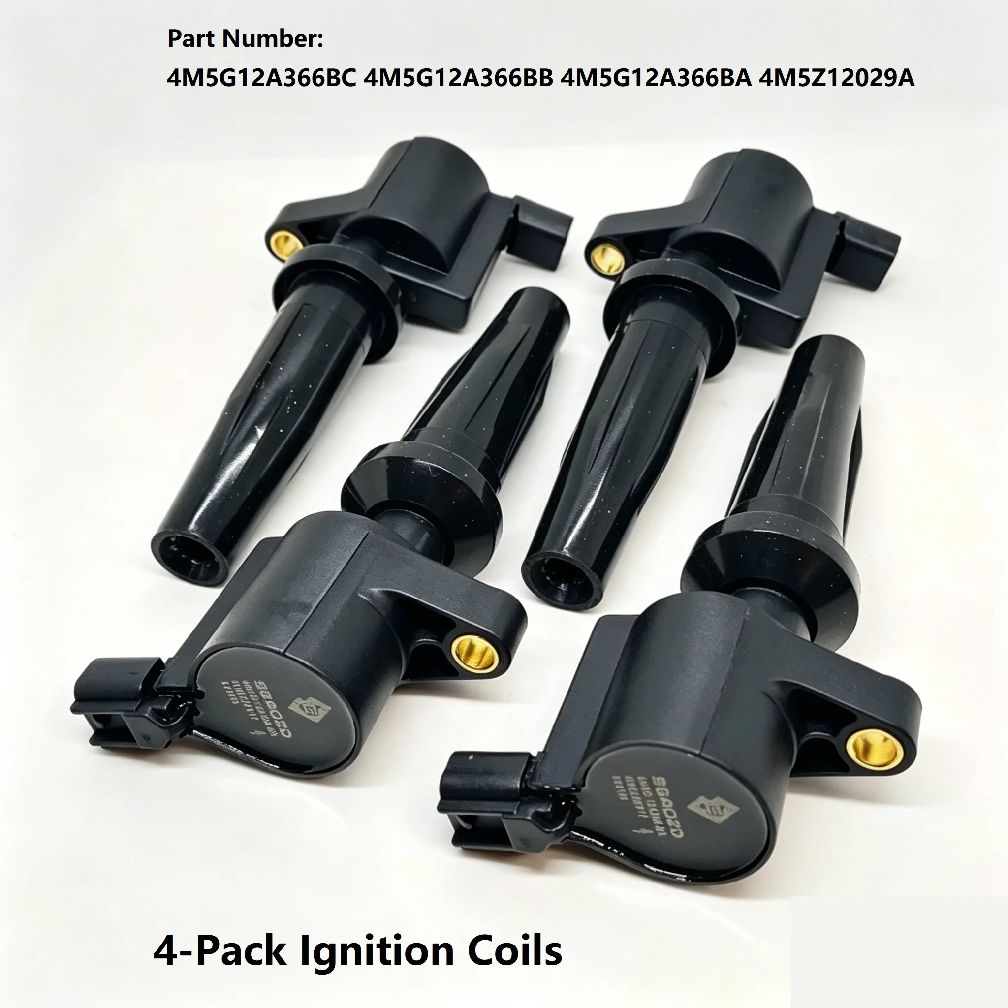 4Pcs Ignition Coils For Ford Mondeo, Transit New Generation, Kuga, Lincoln MKZ, Volvo C30, S40 and Mazda 4M5G12A366BA
4Pcs Ignition Coils For Ford Mondeo, Transit New Generation, Kuga, Lincoln MKZ, Volvo C30, S40 and Mazda 4M5G12A366BA