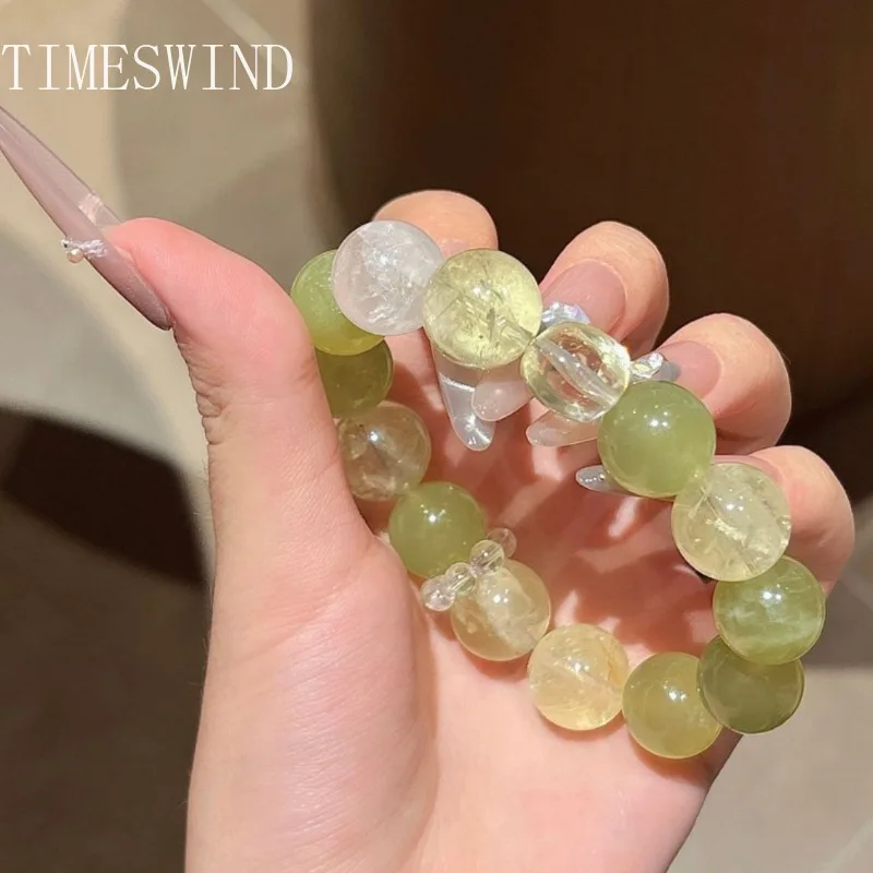 TIMESWIND Authentic Natural Gradient Green Crystal Round Beaded Women Lucky Bracelet Fashion Jewelry with Certificate
TIMESWIND Authentic Natural Gradient Green Crystal Round Beaded Women Lucky Bracelet Fashion Jewelry with Certificate