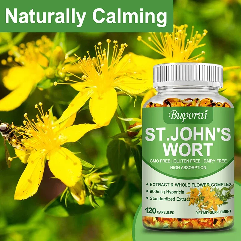 St. John's Wort - Relaxation, Improve Mood, Regulate Sleep, Relieve Stress and Anxiety, Helps Soothe The Nervous System
St. John's Wort - Relaxation, Improve Mood, Regulate Sleep, Relieve Stress and Anxiety, Helps Soothe The Nervous System
