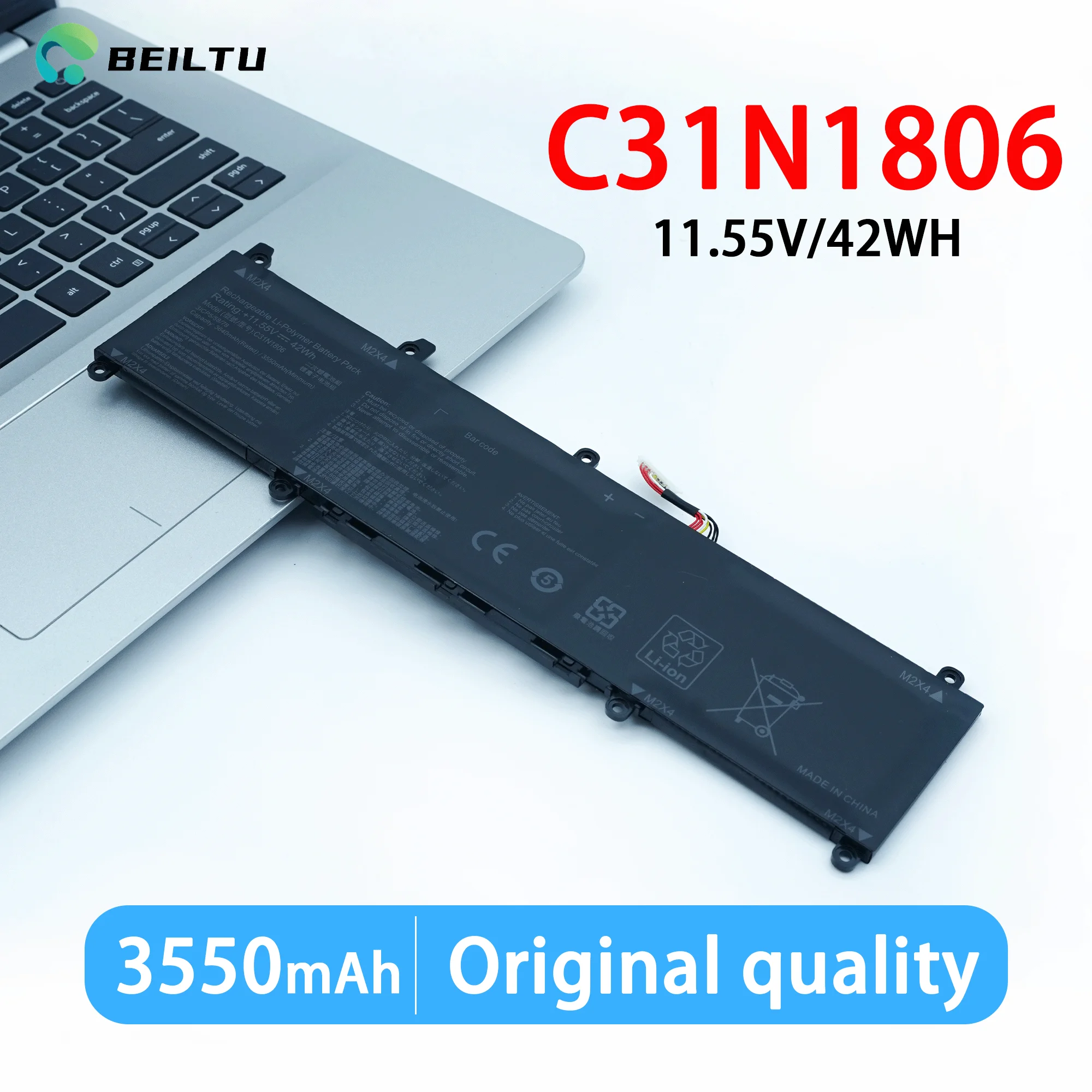 C31N1806 42WH Аккумулятор для ноутбука ASUS VivoBook S13 S330F S330UA S330FN S330FA X330FA X330FL X330UA K330 R330 ADOL K330FA X330FA
C31N1806 42WH Аккумулятор для ноутбука ASUS VivoBook S13 S330F S330UA S330FN S330FA X330FA X330FL X330UA K330 R330 ADOL K330FA X330FA