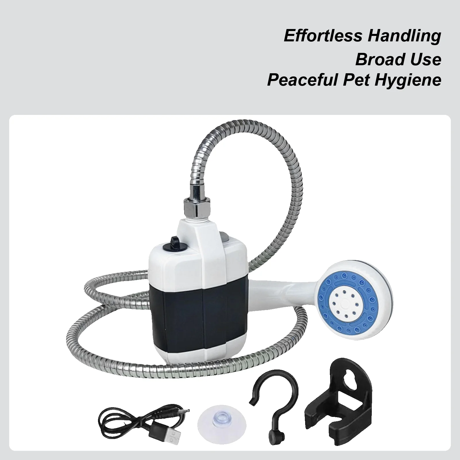 Portable Shower For Camping Outdoor Shower Pump Handheld Rechargeable Pet Washing Device For Travel Hiking Beach Showering
Portable Shower For Camping Outdoor Shower Pump Handheld Rechargeable Pet Washing Device For Travel Hiking Beach Showering