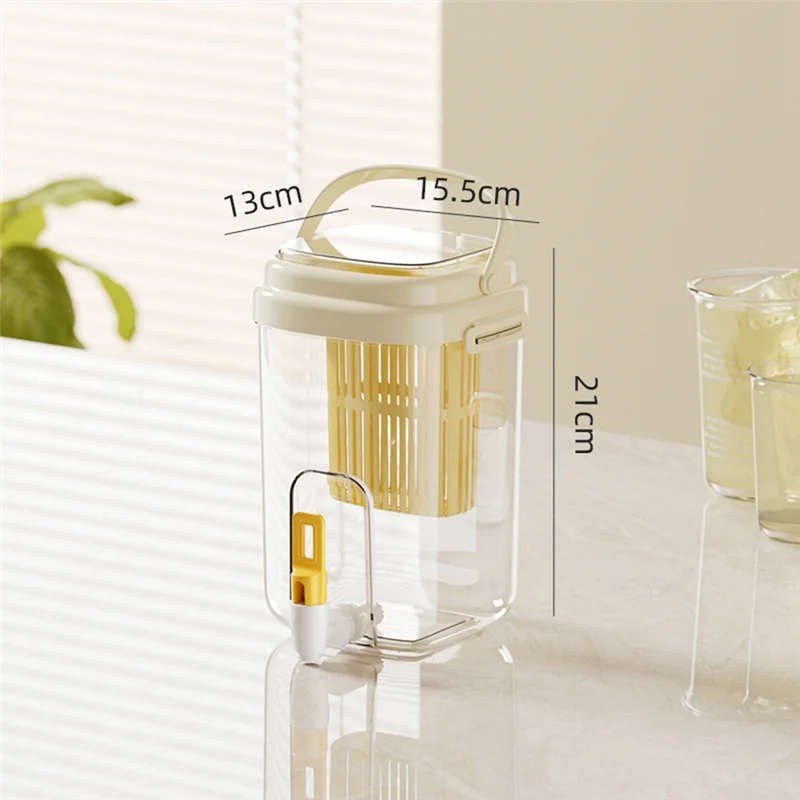 ABLN-Cold Kettle With Faucet Refrigerator Juice Water Pitcher Home Plastic Beverage Dispenser Filter Drink Container For 2L
ABLN-Cold Kettle With Faucet Refrigerator Juice Water Pitcher Home Plastic Beverage Dispenser Filter Drink Container For 2L