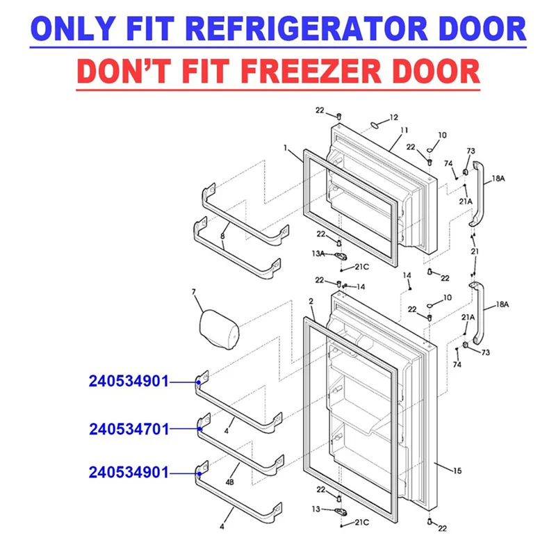 ДИП 240534701 и 240534901 Полка на дверь холодильника для Frigidaire Kenmore Заменяет AP 3214631 , PS 734936 , AP 3214630
ДИП 240534701 и 240534901 Полка на дверь холодильника для Frigidaire Kenmore Заменяет AP 3214631 , PS 734936 , AP 3214630