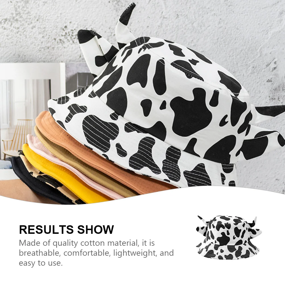 1pc Cow Prints Bucket Hat Anti-Uv Fisherman Cap For Summer Beach Sun Protection Lightweight Cotton Shade Hat One Size
1pc Cow Prints Bucket Hat Anti-Uv Fisherman Cap For Summer Beach Sun Protection Lightweight Cotton Shade Hat One Size