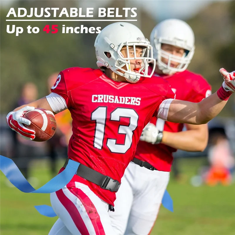AEF6-Flag Football Belts, 14 Player Adjustable Flag Football Set For Sports Training Competition
AEF6-Flag Football Belts, 14 Player Adjustable Flag Football Set For Sports Training Competition