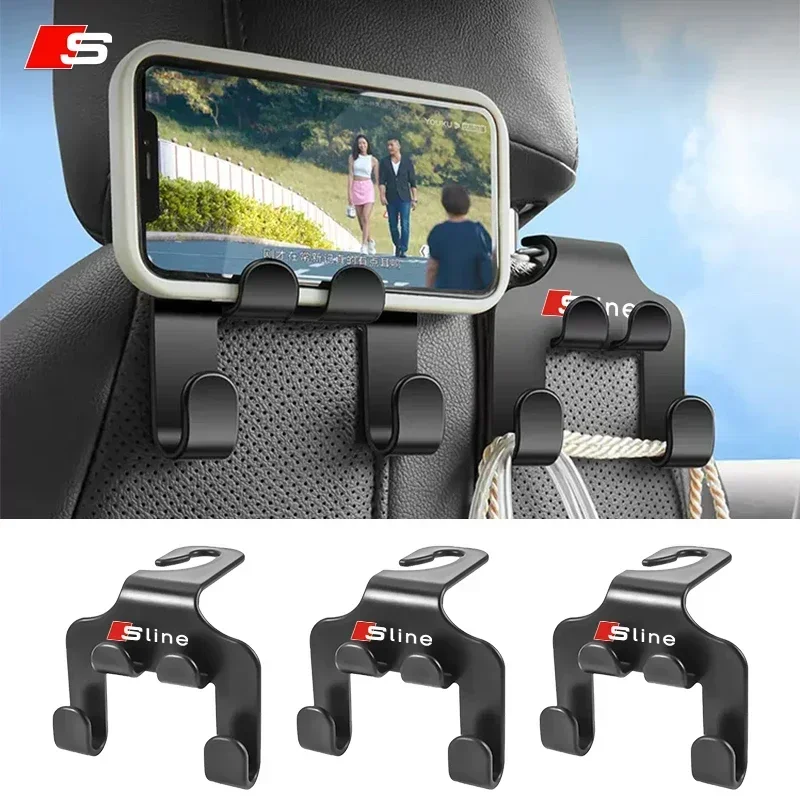 2pcs Car Seat Headrest Hook 4 Pack Hanger Storage Organizer For Audi Sport Sline A1 A3 A4 A5 A6 A7 A8 Q2 Q3 Q5 Q7 Q8 TT RS3 RS4
2pcs Car Seat Headrest Hook 4 Pack Hanger Storage Organizer For Audi Sport Sline A1 A3 A4 A5 A6 A7 A8 Q2 Q3 Q5 Q7 Q8 TT RS3 RS4