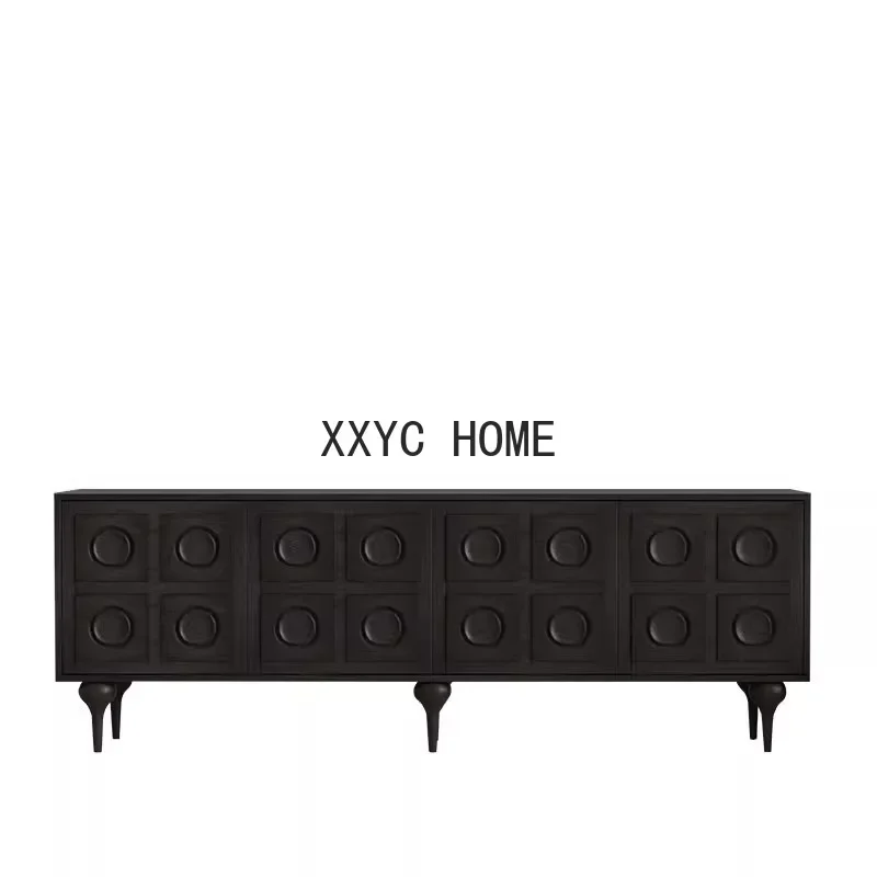 Гостиная, небольшая квартира, французский ретро, новый усиленный черный шкаф для телевизора
Гостиная, небольшая квартира, французский ретро, новый усиленный черный шкаф для телевизора