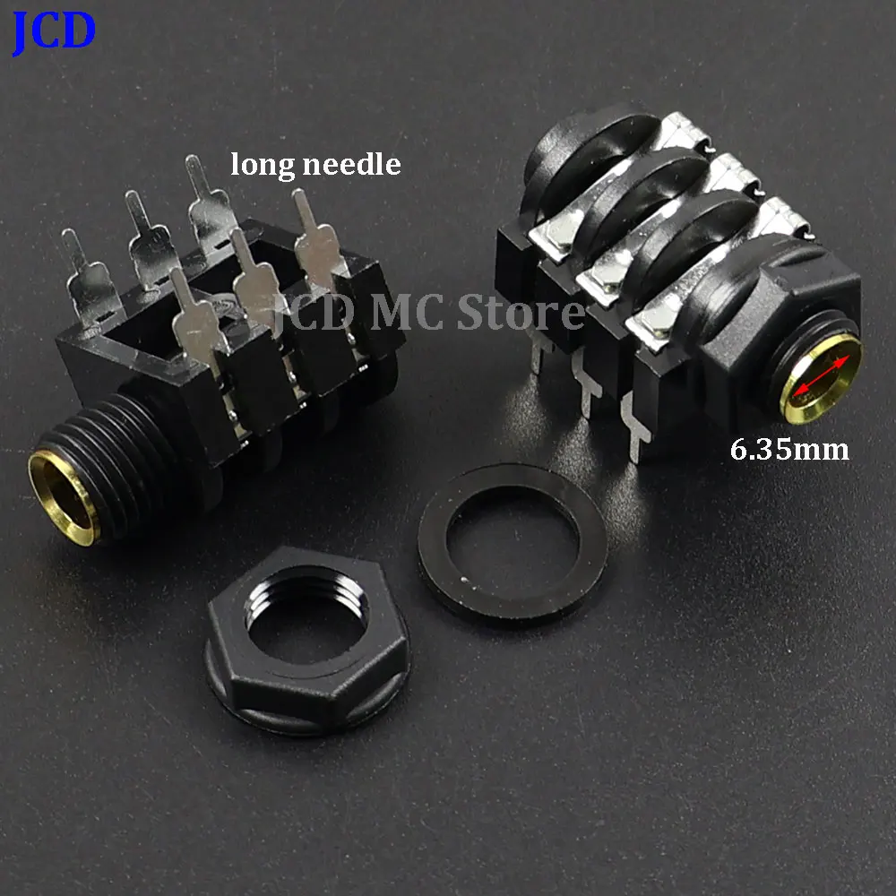 1-10Pcs 6.35mm Jack 1/4" 6Pin Stereo 6.5 Female Headphone Socket Audio Plug Microphone Jack Thread PCB Panel Mount Connectors
1-10Pcs 6.35mm Jack 1/4" 6Pin Stereo 6.5 Female Headphone Socket Audio Plug Microphone Jack Thread PCB Panel Mount Connectors