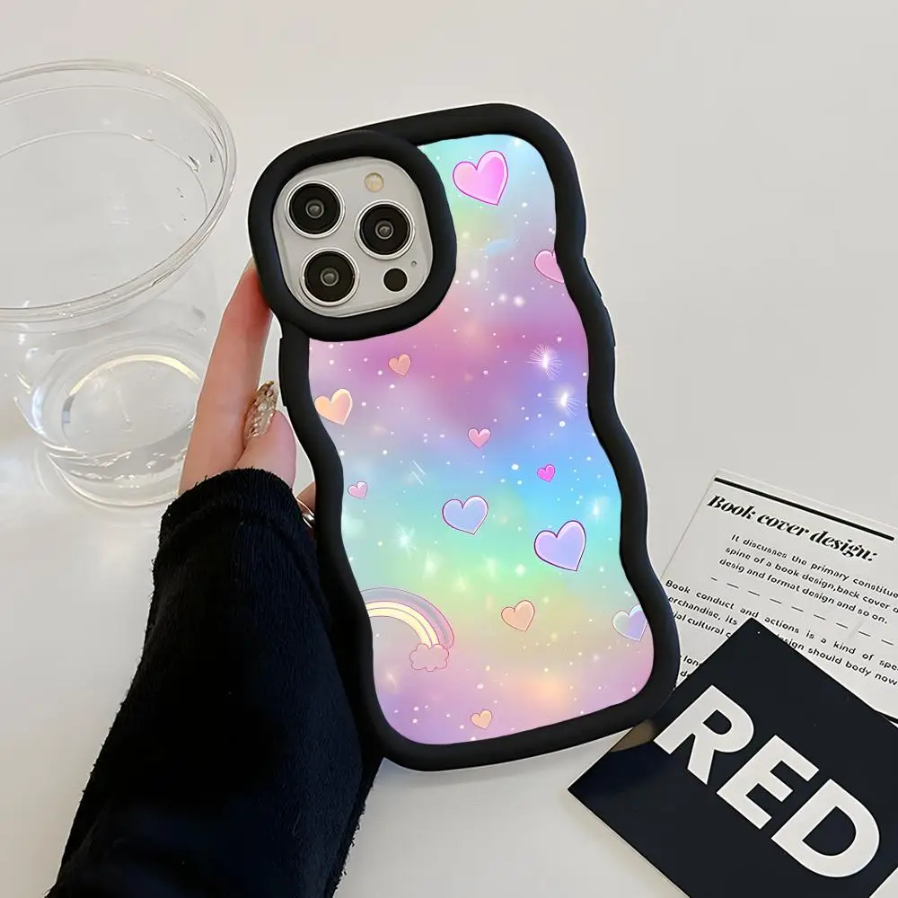 Радужный неоновый чехол для iPhone 17 16 15 14 13 12 11 Air Pro Max Plus с волнистым краем, цветной, из ТПУ, роскошный, красивый чехол
Радужный неоновый чехол для iPhone 17 16 15 14 13 12 11 Air Pro Max Plus с волнистым краем, цветной, из ТПУ, роскошный, красивый чехол