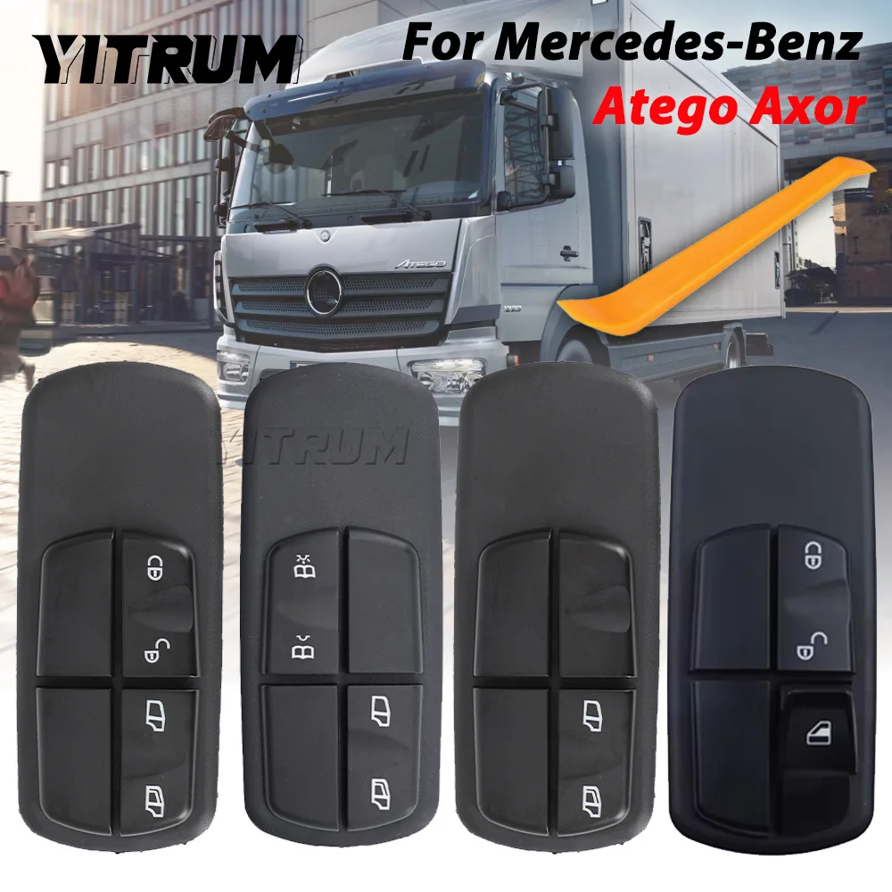 YITRUM Electric Power Window Control Switch For Mercedes-Benz Axor Atego A0055451513 A0025452013 A0035450113 A0055453413
YITRUM Electric Power Window Control Switch For Mercedes-Benz Axor Atego A0055451513 A0025452013 A0035450113 A0055453413