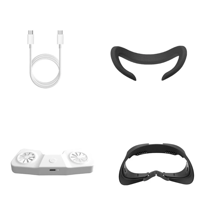 E56B Cooling Virtual Reality Glasses Face Pad Face Cover With Fan Ice Sponge Pad
E56B Cooling Virtual Reality Glasses Face Pad Face Cover With Fan Ice Sponge Pad