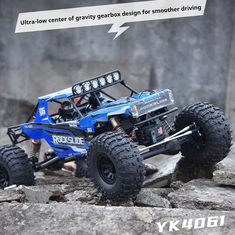 YK4061 1:6, сверхнизкий центр тяжести, профессиональный радиоуправляемый автомобиль с дистанционным управлением, электрический мощный альпинистский автомобиль, внедорожник 4061
YK4061 1:6, сверхнизкий центр тяжести, профессиональный радиоуправляемый автомобиль с дистанционным управлением, электрический мощный альпинистский автомобиль, внедорожник 4061