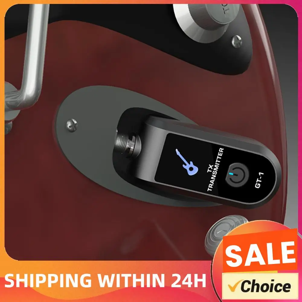 2.4G Wireless Guitar Transmitter Receiver with Precise Sound Wireless Guitar Audio Transmitter Receiver for Electric Guitar Bass
2.4G Wireless Guitar Transmitter Receiver with Precise Sound Wireless Guitar Audio Transmitter Receiver for Electric Guitar Bass