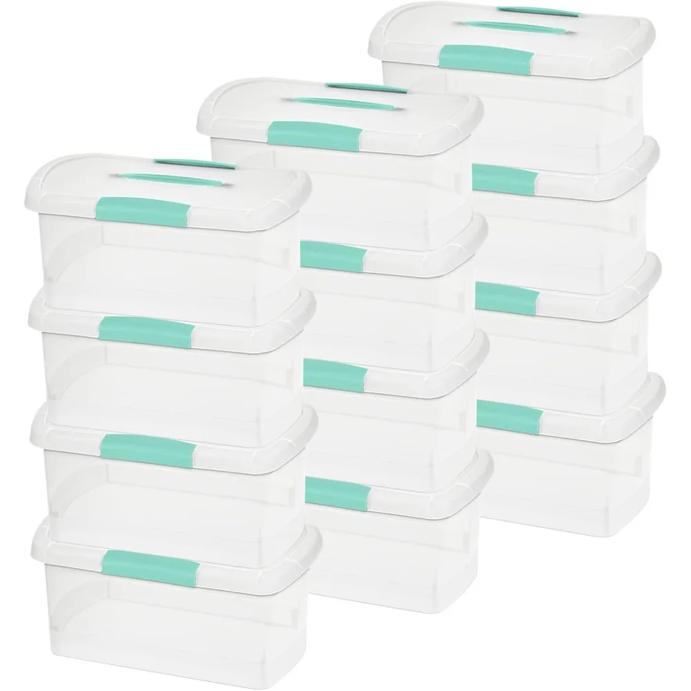 Средние контейнеры для хранения, набор из нескольких штук, с защелкивающейся крышкой и ручкой, пластиковые емкости для организации дома, прозрачные
Средние контейнеры для хранения, набор из нескольких штук, с защелкивающейся крышкой и ручкой, пластиковые емкости для организации дома, прозрачные