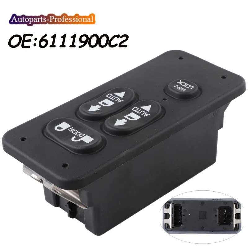 Высококачественная кнопка управления главным окном питания 6111900C2 3817900-640, подходит для Navistar, грузовик, автомобильные аксессуары
Высококачественная кнопка управления главным окном питания 6111900C2 3817900-640, подходит для Navistar, грузовик, автомобильные аксессуары