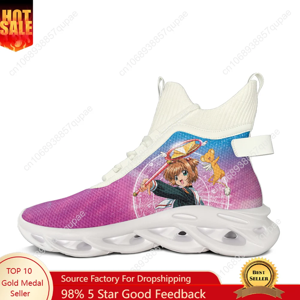 Cardcaptor Sakura High Top Sneakers Anime Manga Men Women Teenager Sport Running Shoes Sneaker Lace Up Mesh Footwear Custom Shoe
Cardcaptor Sakura High Top Sneakers Anime Manga Men Women Teenager Sport Running Shoes Sneaker Lace Up Mesh Footwear Custom Shoe