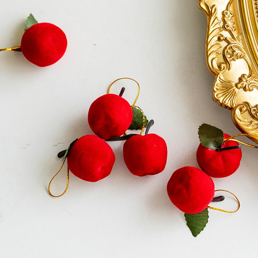 60 Pcs Red Apple Christmas Tree Pendant Xmas Miniature Ornament Decorations Charms for Jewelry Hanging Ornaments Window
60 Pcs Red Apple Christmas Tree Pendant Xmas Miniature Ornament Decorations Charms for Jewelry Hanging Ornaments Window