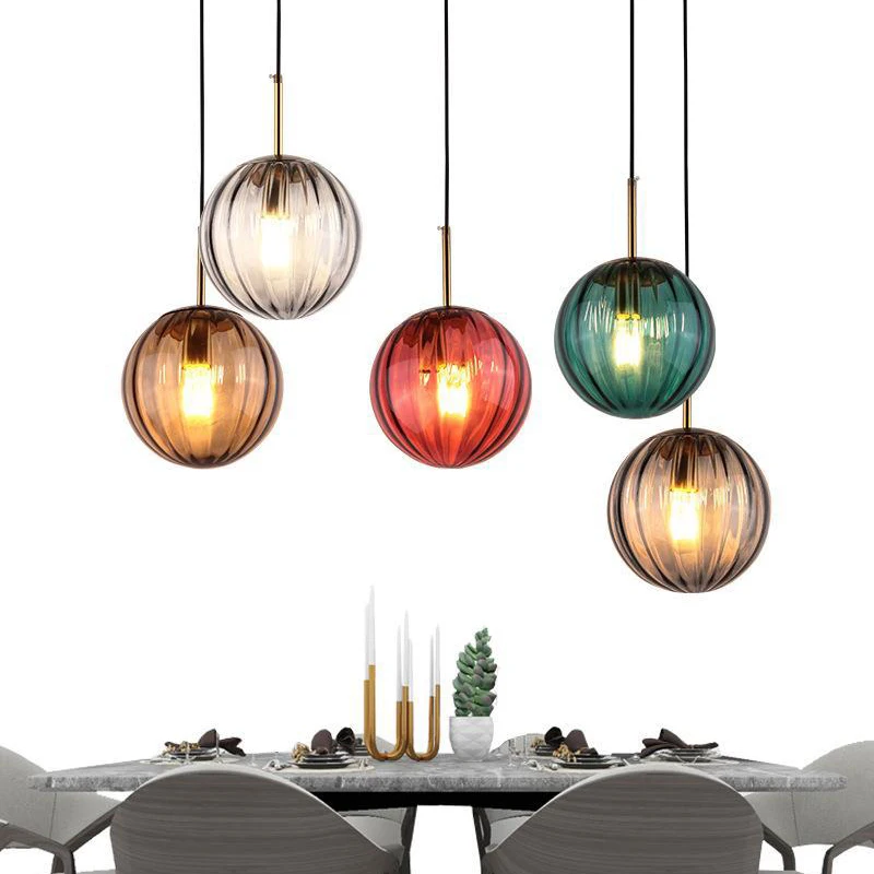 Modern Stained Glass Pendant Lamp Nordic Hanging Lights Globe Lighting Fixtures Home Bedroom Living Room Suspension Luminaires
Modern Stained Glass Pendant Lamp Nordic Hanging Lights Globe Lighting Fixtures Home Bedroom Living Room Suspension Luminaires
