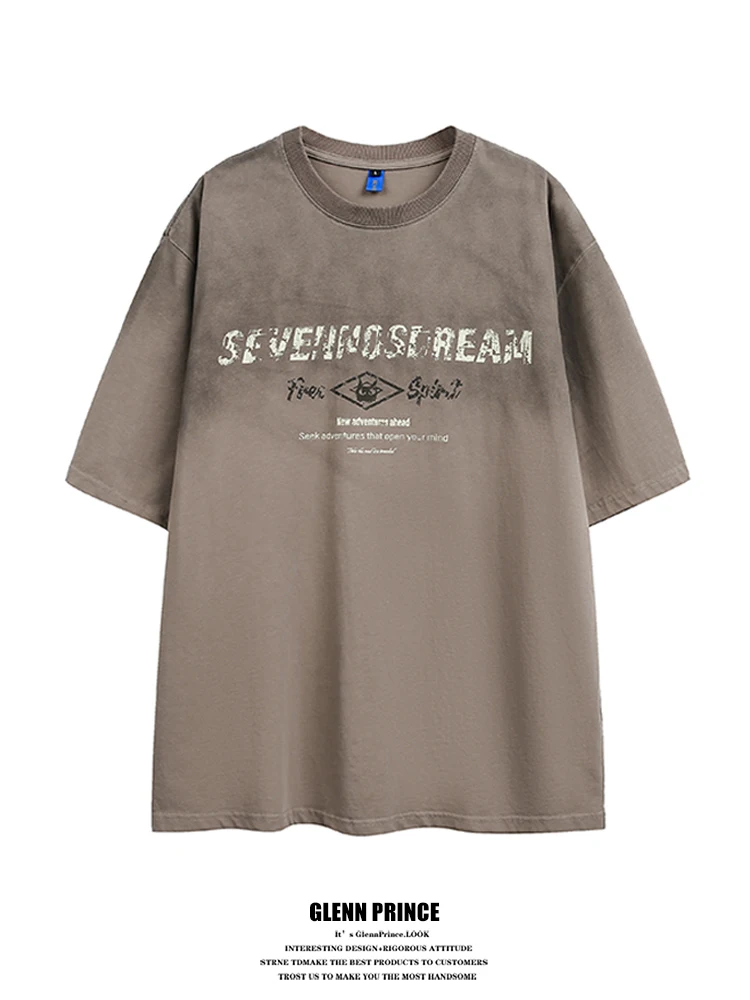 GPstudio American High Street Washed Tie Dye Print Short Sleeve Cotton T-Shirt Men Summer Cool Teenage Pure Cotton Body Tee
GPstudio American High Street Washed Tie Dye Print Short Sleeve Cotton T-Shirt Men Summer Cool Teenage Pure Cotton Body Tee