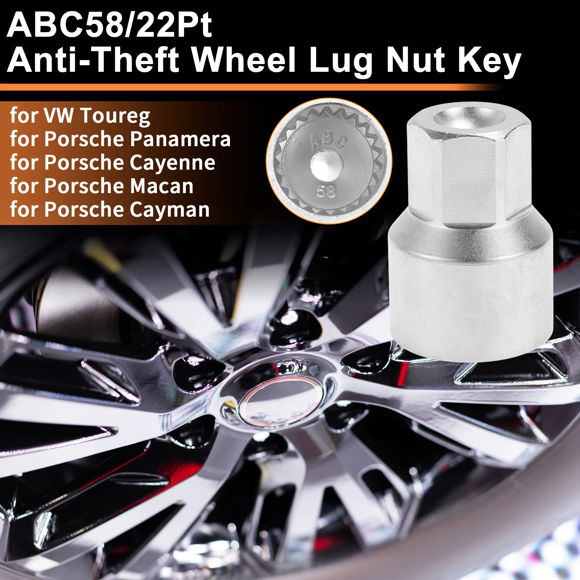 UXCELL ABC58/22Pt стопорная гайка колеса для VW Toureg, стопорная гайка, инструмент для удаления гнезда ключа
UXCELL ABC58/22Pt стопорная гайка колеса для VW Toureg, стопорная гайка, инструмент для удаления гнезда ключа