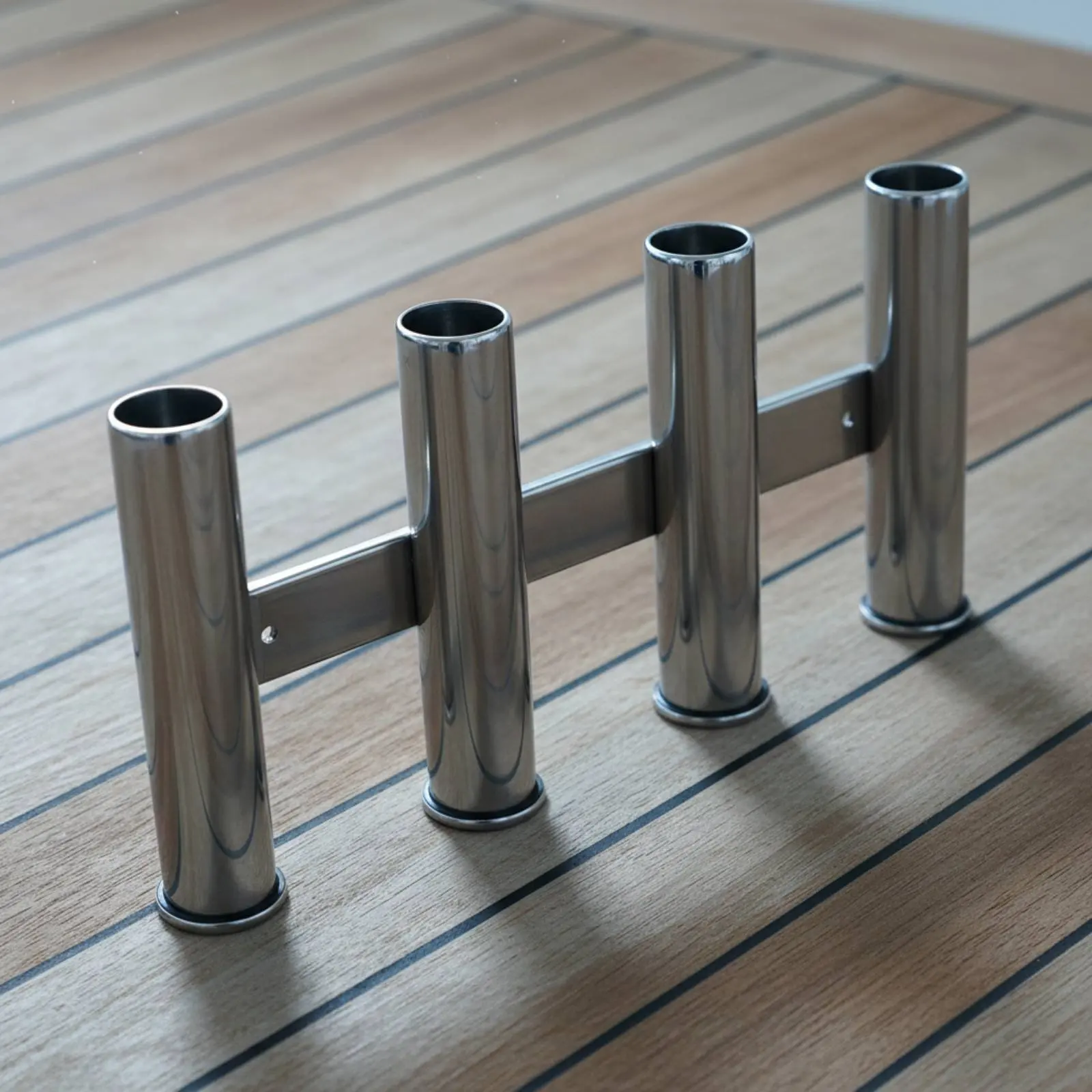 4 Tube Rod Holder Heavy Duty Stainless Steel Rod Holder Marine Gear Saltwater Friendly Polished Finish for Anglers
4 Tube Rod Holder Heavy Duty Stainless Steel Rod Holder Marine Gear Saltwater Friendly Polished Finish for Anglers