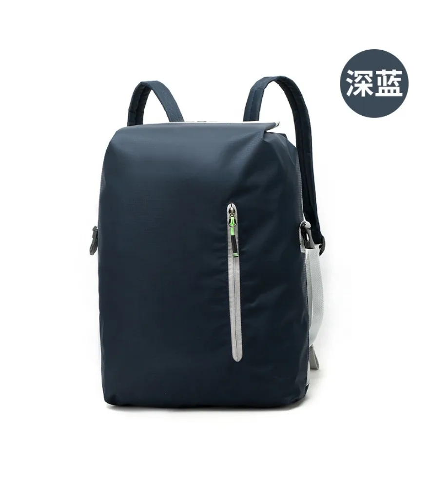 Black casual outdoor backpack with reflective zipper details waterproof roll top design dual side buckles lightweight fabric
Black casual outdoor backpack with reflective zipper details waterproof roll top design dual side buckles lightweight fabric