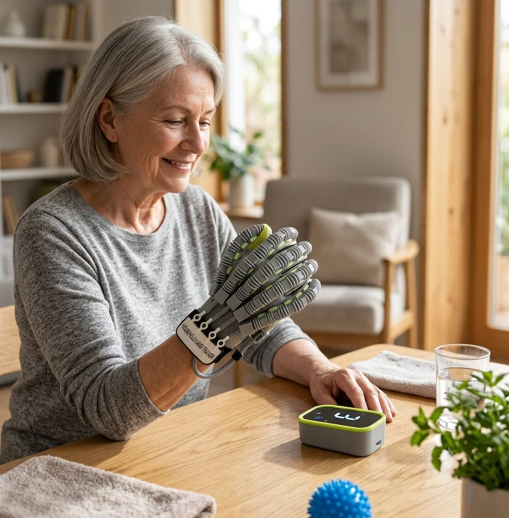 Intelligent Rehabilitation Robot Gloves Finger Exerciser Stroke Recovery Trainer Hemiplegia Hand Function Rehabilitation Device
Intelligent Rehabilitation Robot Gloves Finger Exerciser Stroke Recovery Trainer Hemiplegia Hand Function Rehabilitation Device