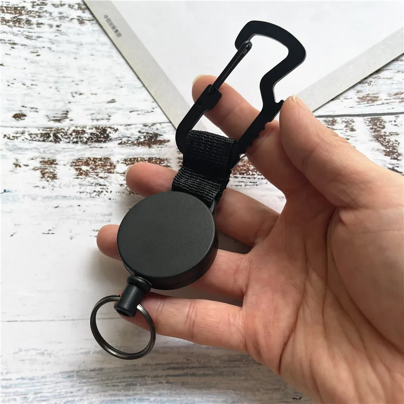 Retractable Keychain Stainless Steel Badge Reel High Elasticity Badge Holder Carabiner Employee ID Card Premium Accessories
Retractable Keychain Stainless Steel Badge Reel High Elasticity Badge Holder Carabiner Employee ID Card Premium Accessories