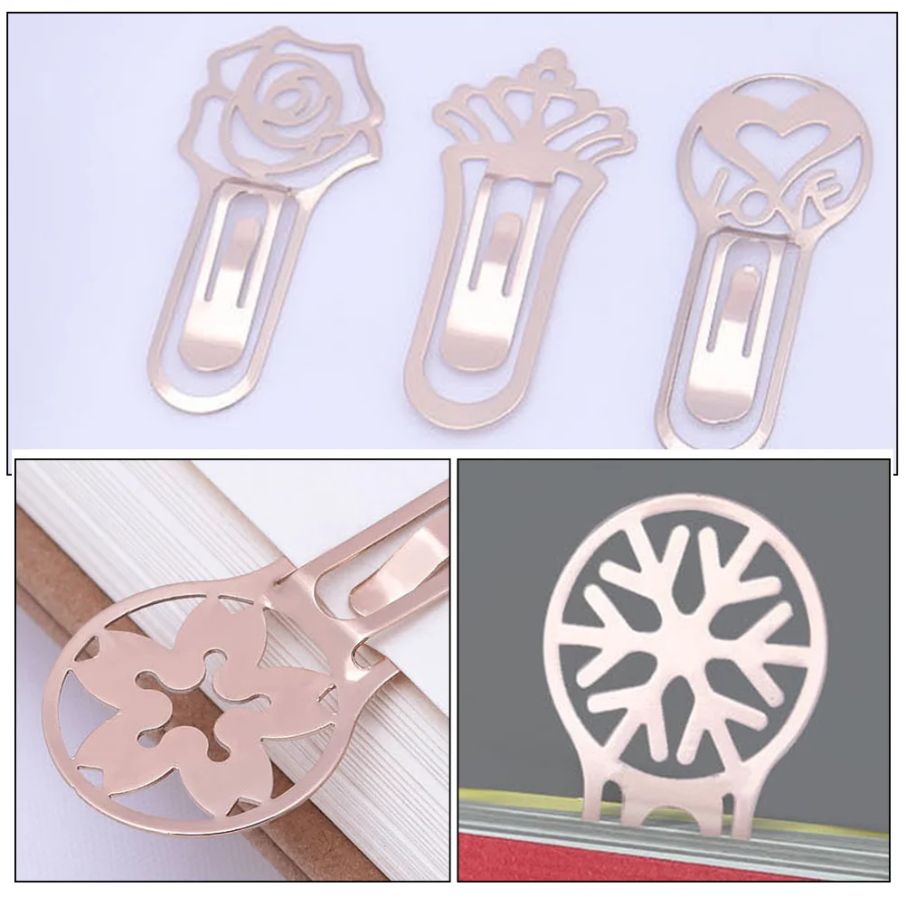 6Pcs Metal Bookmarks Classical Decorative Elegant Page Markers for Reading Book Lovers School Office Use Metal Bookmarks 
6Pcs Metal Bookmarks Classical Decorative Elegant Page Markers for Reading Book Lovers School Office Use Metal Bookmarks