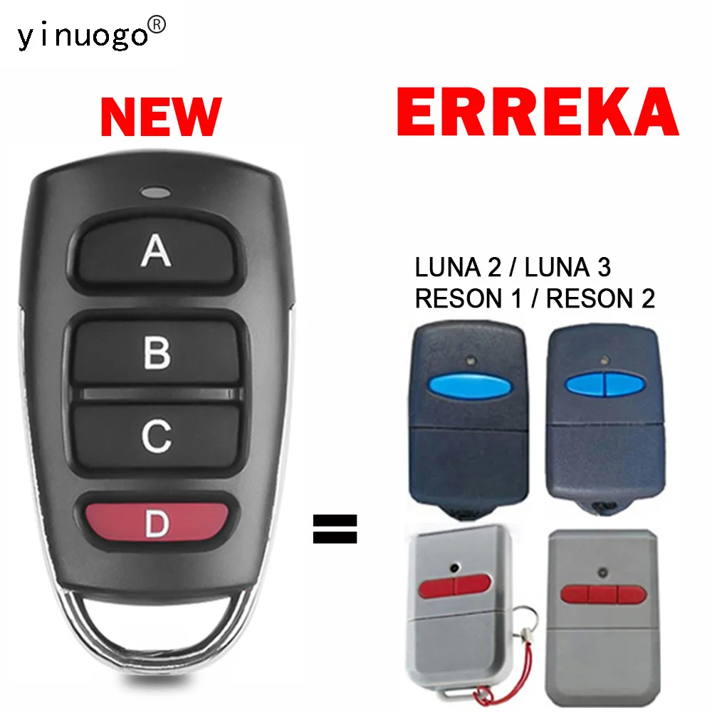 ERREKA LUNA 2 / LUNA 3 / RESON 1 / RESON 2 Пульт дистанционного управления для гаражных ворот Высокое качество 433,92 МГц с фиксированным кодом Пульт дистанционного управления ERREKA
ERREKA LUNA 2 / LUNA 3 / RESON 1 / RESON 2 Пульт дистанционного управления для гаражных ворот Высокое качество 433,92 МГц с фиксированным кодом Пульт дистанционного управления ERREKA
