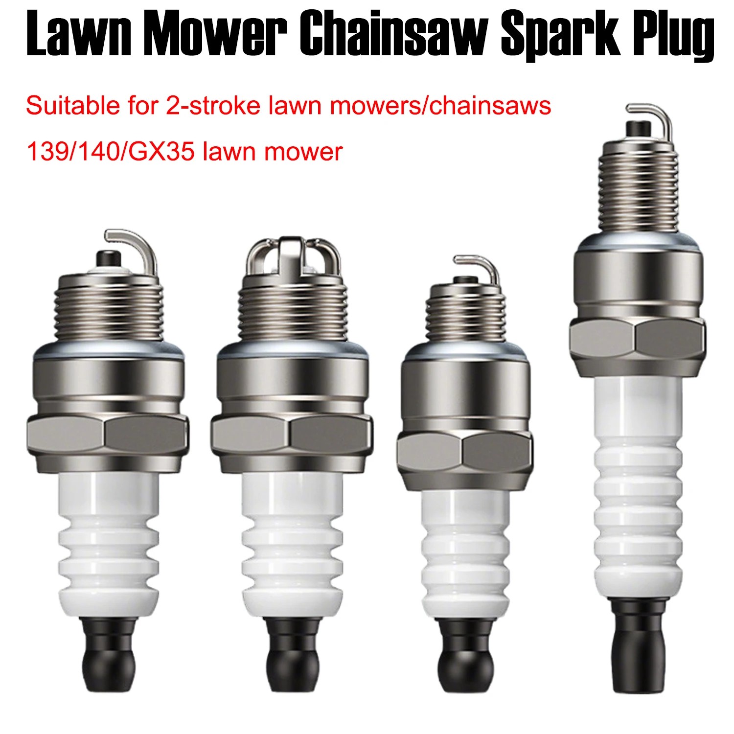 Spark Plug Suitable for 2/4-Stroke Lawn mowers/Chainsaws139/140/GX35 Hedge Trimmer Universal Weeding Machine Plug Igniter Nozzle
Spark Plug Suitable for 2/4-Stroke Lawn mowers/Chainsaws139/140/GX35 Hedge Trimmer Universal Weeding Machine Plug Igniter Nozzle