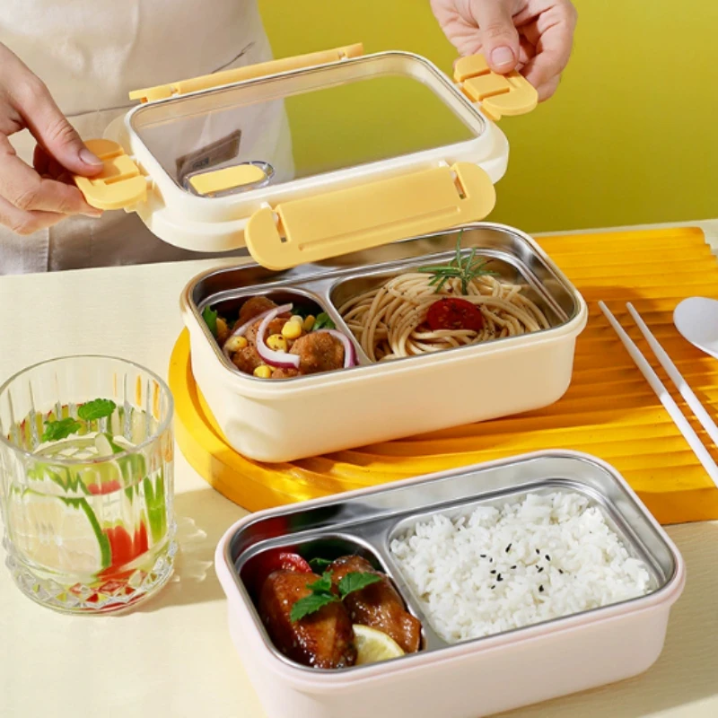 Ланч-бокс из нержавеющей стали, разделенный в отделения, портативный студенческий офисный работник, ланч-бокс с подогревом и изоляцией для микроволновой печи
Ланч-бокс из нержавеющей стали, разделенный в отделения, портативный студенческий офисный работник, ланч-бокс с подогревом и изоляцией для микроволновой печи