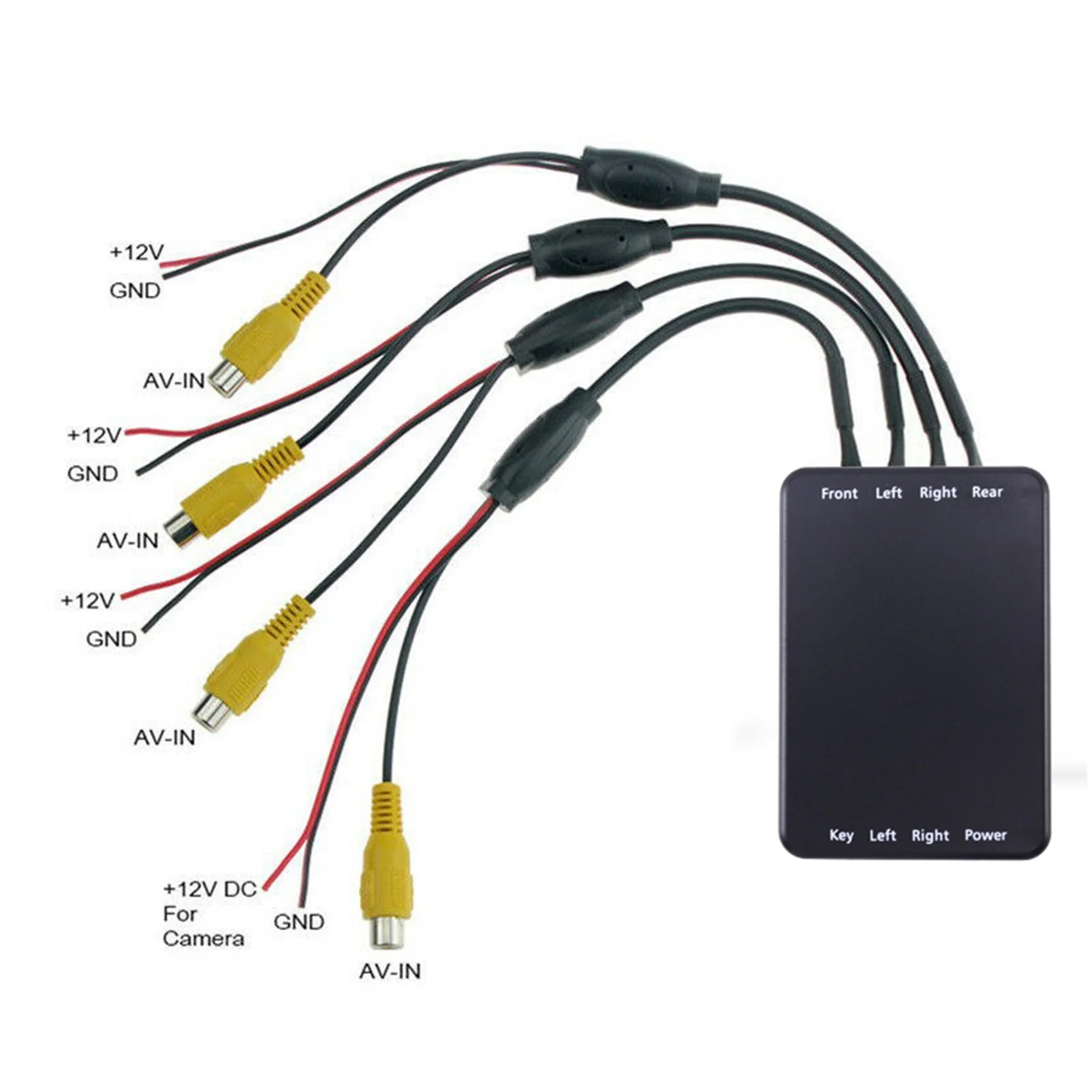 Car Parking Panoramic View Rearview 4 Way Camera Control Box System 360 Degree View and 4Pcs HD Camera
Car Parking Panoramic View Rearview 4 Way Camera Control Box System 360 Degree View and 4Pcs HD Camera