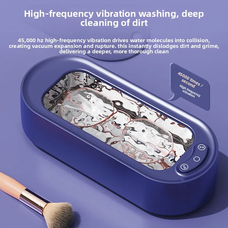 Ultrasonic Cleaner Household Portable Glasses Jewelry Cleaning Machine Makeup Brush Electric Mini Cleaner
Ultrasonic Cleaner Household Portable Glasses Jewelry Cleaning Machine Makeup Brush Electric Mini Cleaner