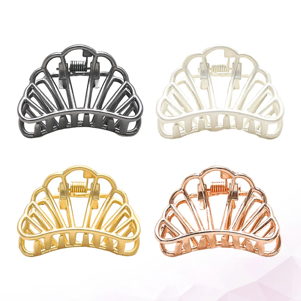 4 pcs Metal Clips Plating Alloy Durable Claw Clip For Thick Thin Women Simple Hair Styling Accessories Hair Claw
4 pcs Metal Clips Plating Alloy Durable Claw Clip For Thick Thin Women Simple Hair Styling Accessories Hair Claw